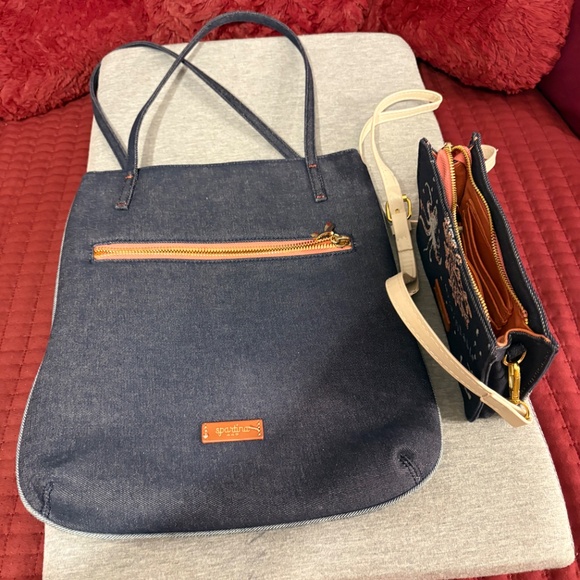 Spartina 449 Large Unsinkable Mermaid Bag & Crossbody Bag - Picture 9 of 12